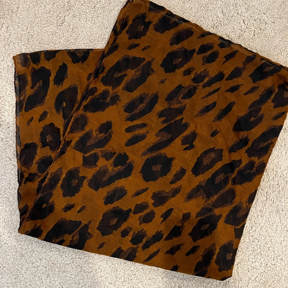 Leopard Print infinity Scarf